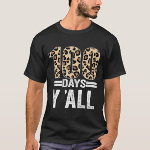 Camiseta Jornadas Y'all Leopard Professora Estudante 100º D