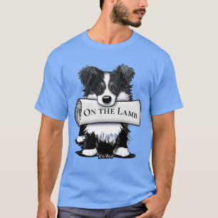 Camiseta Jornal Collie de Borda KiniArt