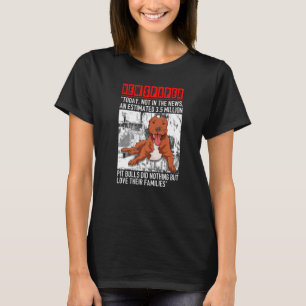 Camiseta Jornal da Moda Hoje Não está nas Notícias Pitbull