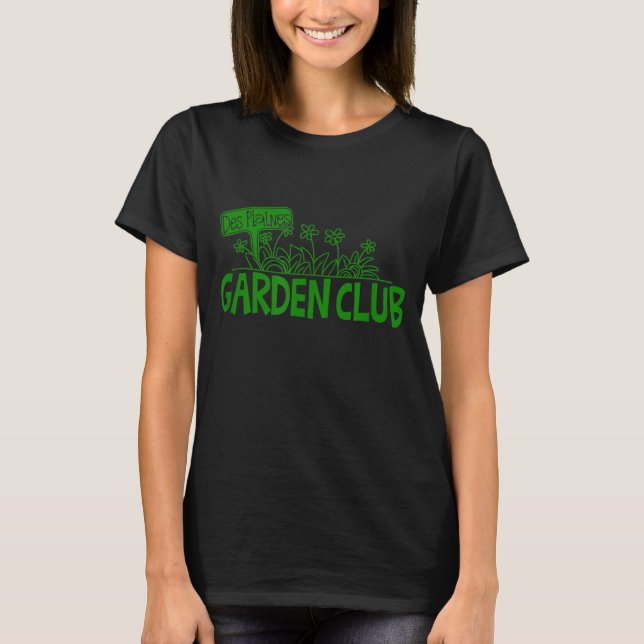 Camiseta Jornal Des Plaines Garden Club (Frente)