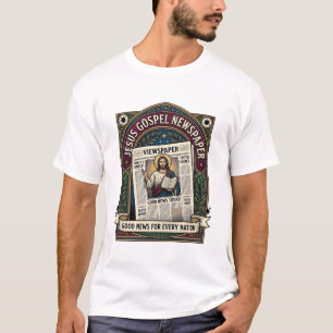 Camiseta Jornal do Evangelho de Jesus Jornal Cristão F
