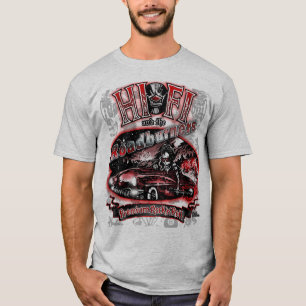 Camiseta Jornal "HI FI & ROADBURNERS"