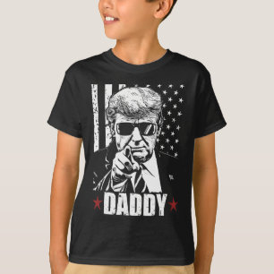 Camiseta Jornal Oficial 2025 Trump Pai Oficial 2025 Trump D
