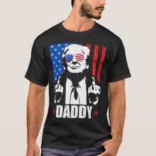 Camiseta Jornal Oficial 2025 Trump Pai Oficial 2025 Trump D