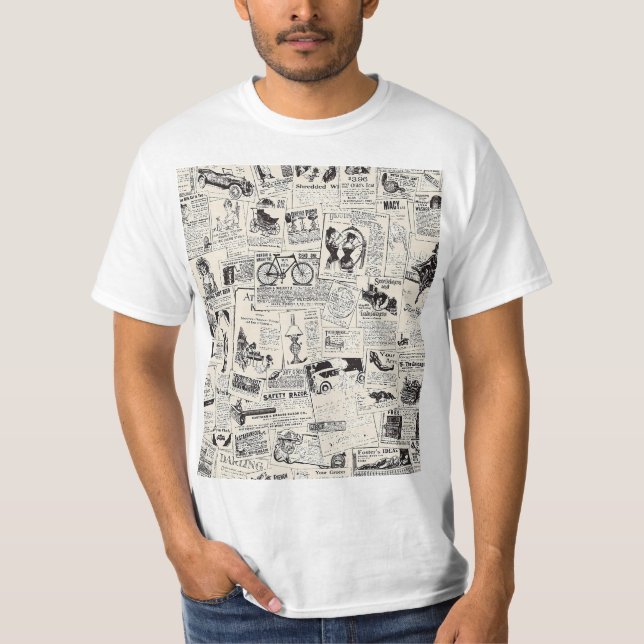 Camiseta Jornal Vintage (Frente)