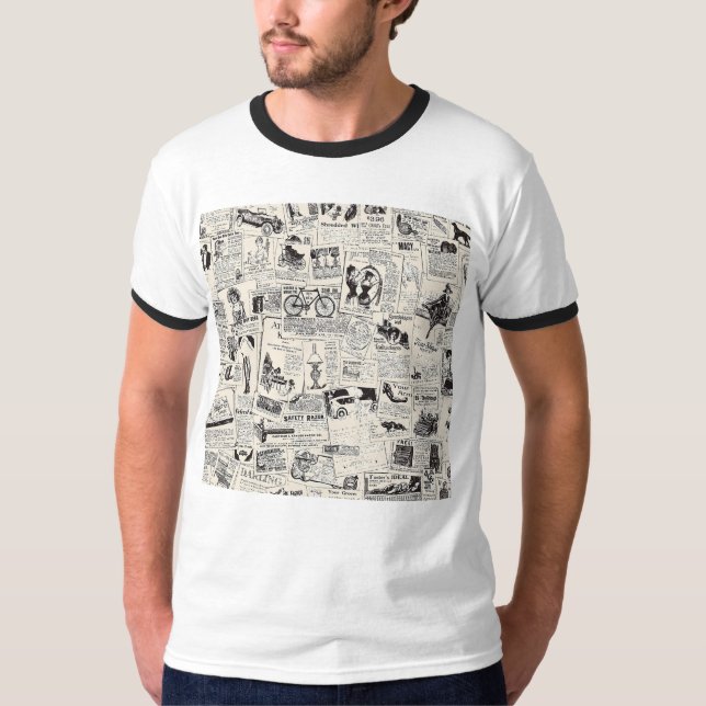 Camiseta Jornal Vintage (Frente)