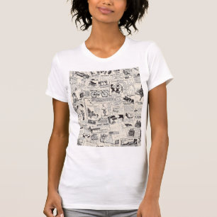 Camiseta Jornal Vintage