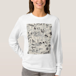 Camiseta Jornal Vintage
