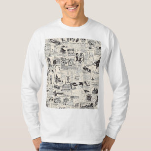 Camiseta Jornal Vintage