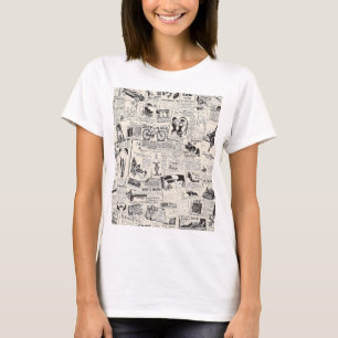 Camiseta Jornal Vintage