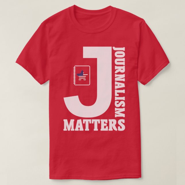 Camiseta Jornalismo Importa 7 (Frente do Design)