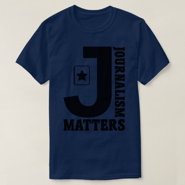 Camiseta Jornalismo Importa 8 (Frente do Design)