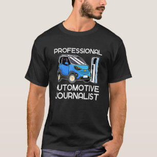 Camiseta Jornalista Automotivo Carros Elétricos Veículo Zer