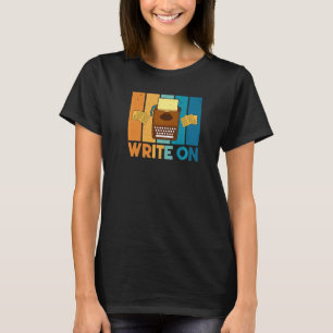 Camiseta Jornalista Escreve Sobre Notícias, Jornalista Colu