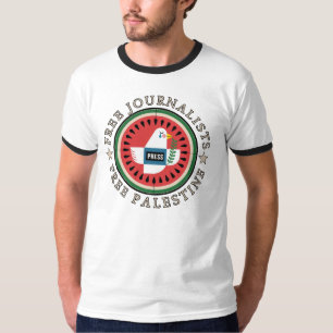 Camiseta Jornalistas Livres Palestina Livre