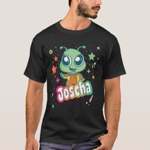 Camiseta JOSCHA - Nome do Menino Bonito com Alienígena fofo