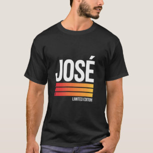 Camiseta Jose Edição Limitada Vintage Nome Personalizado Ma