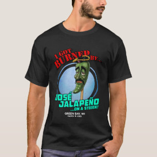 Camiseta Jose Jalapeno Em Uma Baía Verde De Pau WI 2023