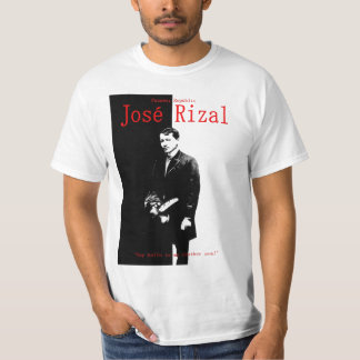 Camiseta Jose Rizal, herói nacional filipino