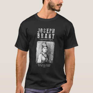Camiseta Joseph Brant Mohawk Chefe Iroquois da História Ind