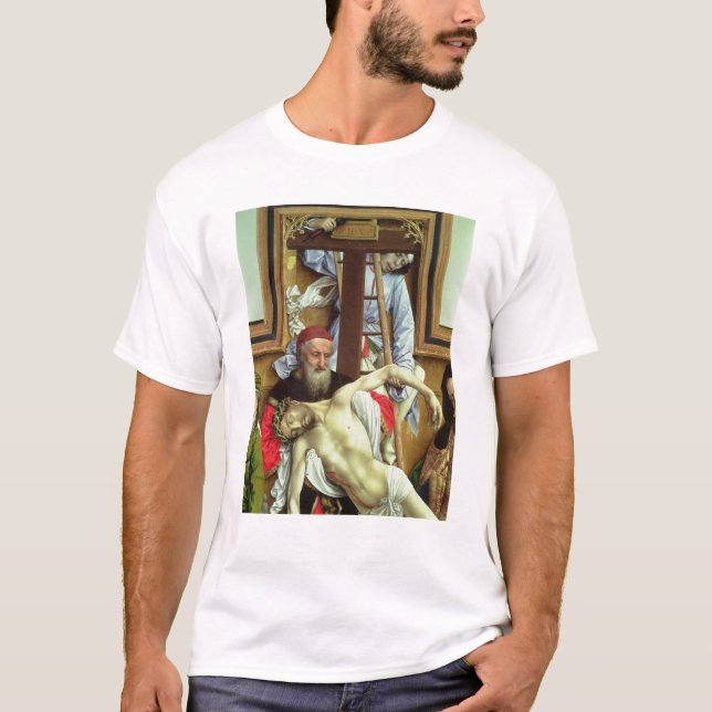 Camiseta Joseph de Arimathea que apoia o cristo inoperante (Frente)