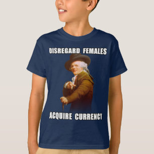 Camiseta Joseph Ducreux adquire a moeda