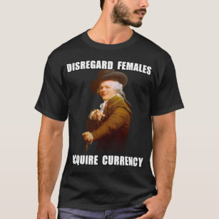 Camiseta Joseph Ducreux adquire a moeda