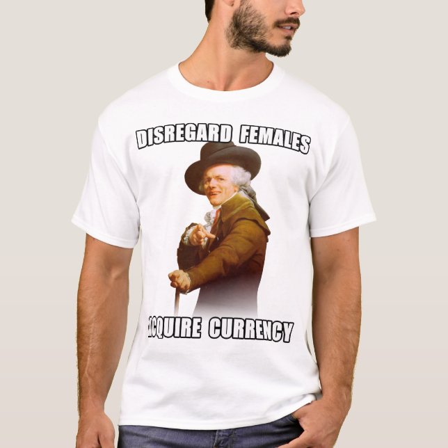 Camiseta Joseph Ducreux adquire a moeda (Frente)
