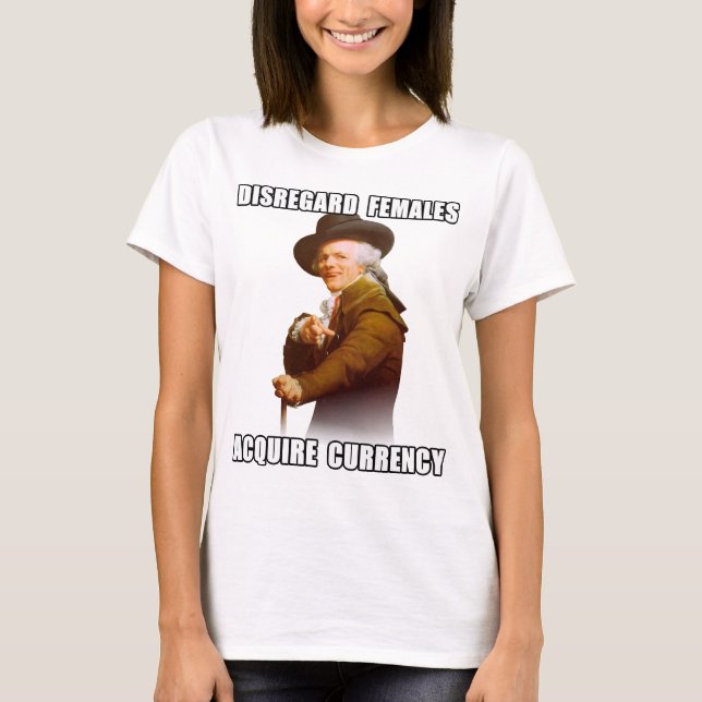 Camiseta Joseph Ducreux adquire a moeda (Frente)