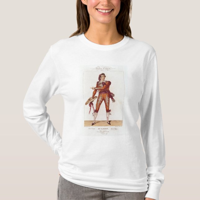 Camiseta Joseph Isidoro Samson no papel de Figaro (Frente)