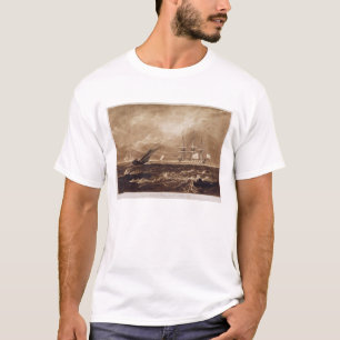 Camiseta Joseph Mallord William Turner a torta do mar do
