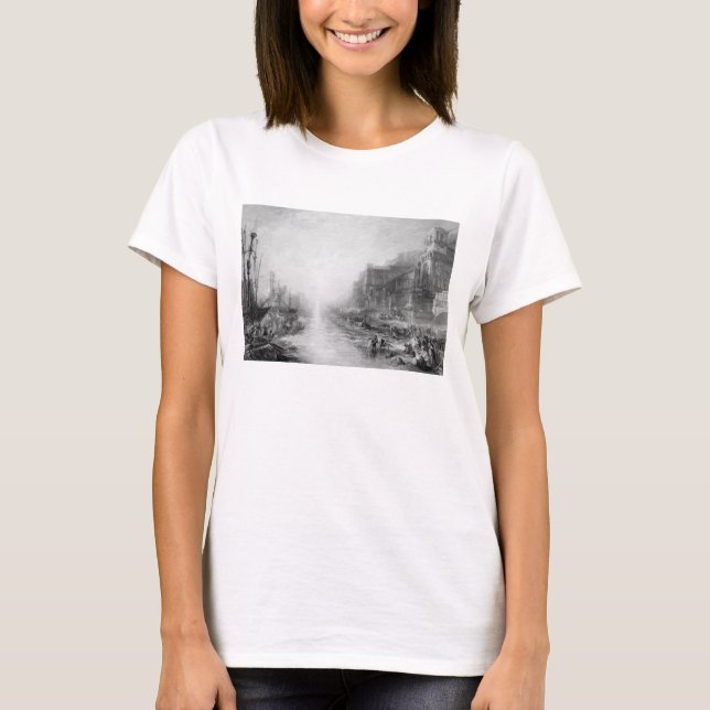 Camiseta Joseph Mallord William Turner | Embarque de (Frente)