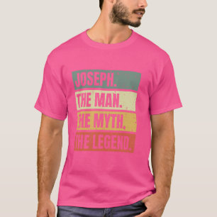 Camiseta Joseph Man Myend Citação de Legenda Retro Engraçad