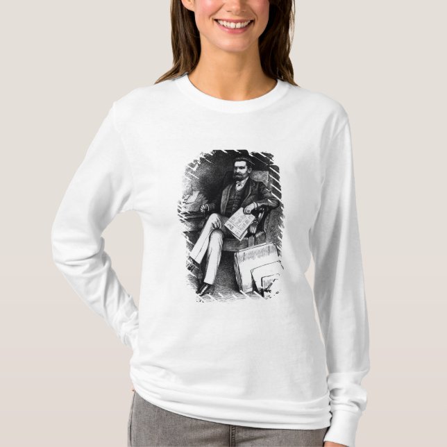 Camiseta Joseph Pulitzer "do objeto antigo", 1887 (Frente)