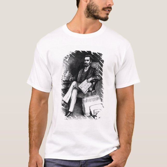 Camiseta Joseph Pulitzer "do objeto antigo", 1887 (Frente)
