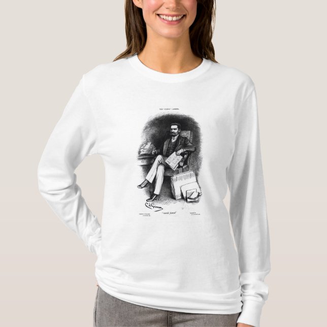 Camiseta Joseph Pulitzer "do objeto antigo", 1887 (Frente)