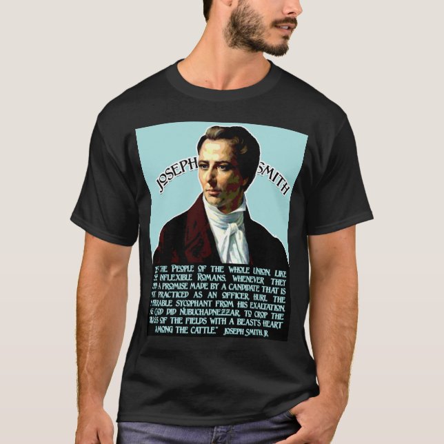 Camiseta Joseph Smith em políticos (Frente)