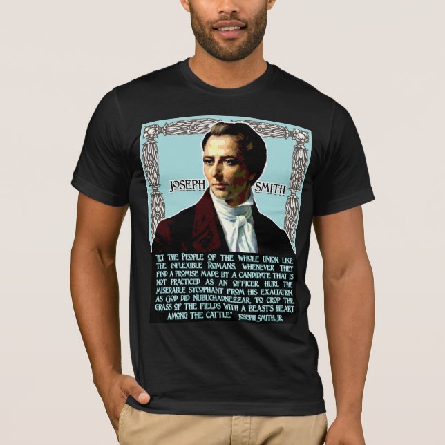 Camiseta Joseph Smith em políticos (Frente)