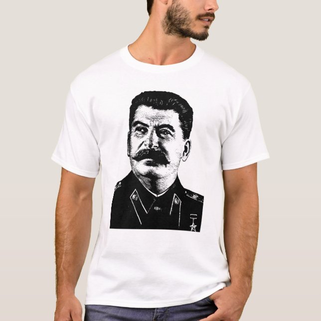Camiseta Joseph Stalin, URSS, CCCP, União Soviética, Comuni (Frente)
