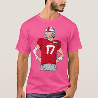 Camiseta Josh Allen Flat Cartoon