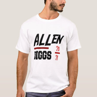 Camiseta Josh Allen Stefon Diggs 2021 New Buffalo Bills