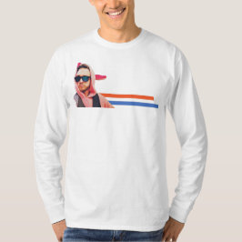 Camiseta JOSH Bunny Stripe Longa Folga