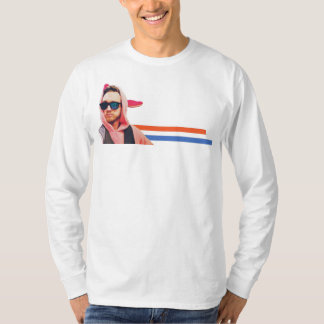 Camiseta JOSH Bunny Stripe Longa Folga