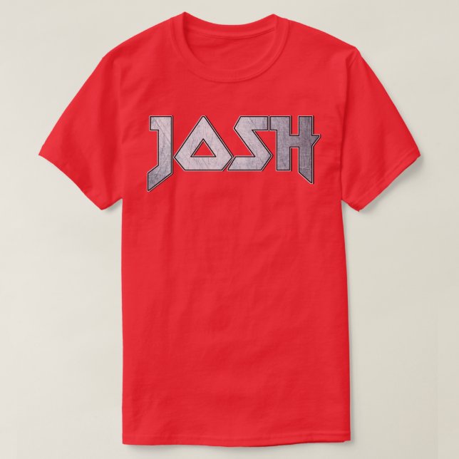 Camiseta Josh de metal pesado (Frente do Design)