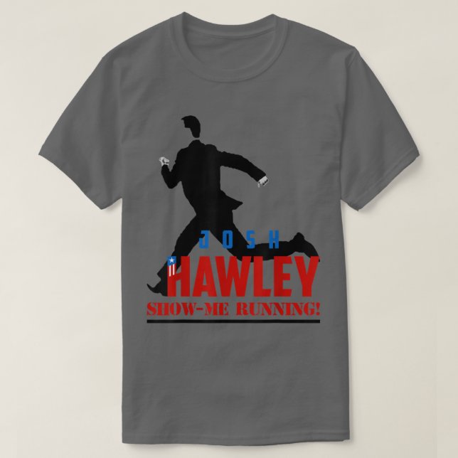 Camiseta Josh Hawley ShowMe Running (Frente do Design)