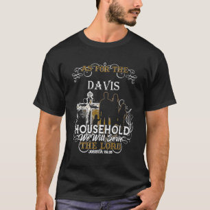 Camiseta Joshua 24 15 Para DAVIS Doméstico Bem Servido Senh