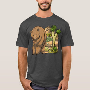 Camiseta Joshua Tree Bear Animal Food Funny Women Farm Life