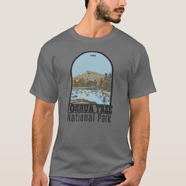 Camiseta Joshua Tree National Park Barker Dam California (Frente)