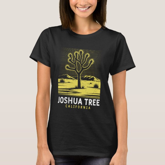 Camiseta JOSHUA TREE NATIONAL PARK USA Funny CALIFORNIA (Frente)