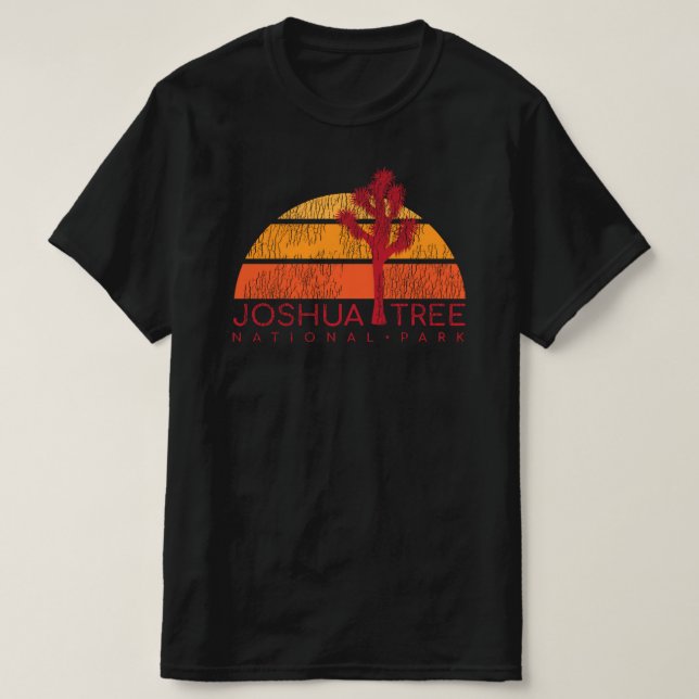 Camiseta Joshua Tree National Parks T-shirt Escura (Frente do Design)